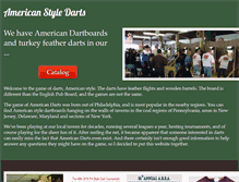 Tablet Screenshot of americanstyledarts.com